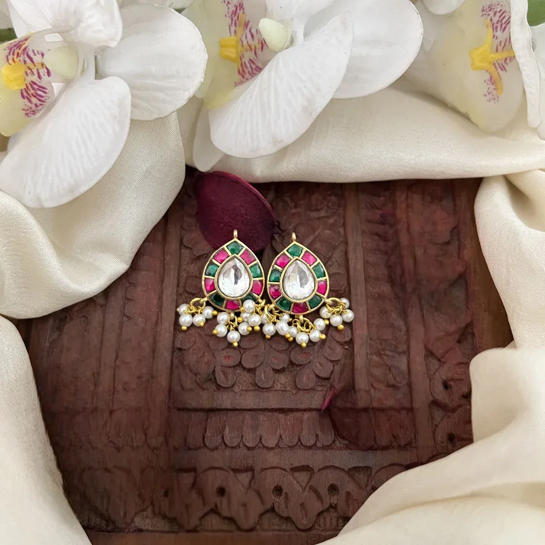 Tilak Shape Maharashtrian Style Press Bugadi - Pearls